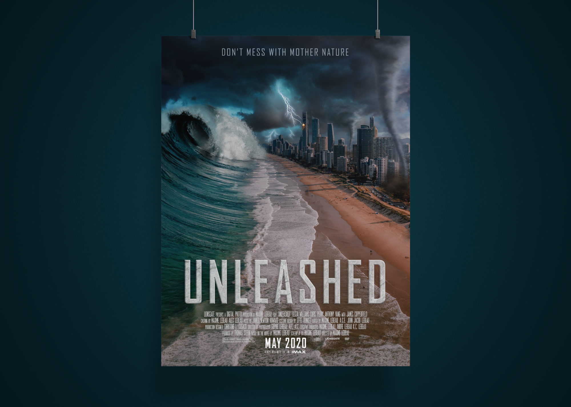 Unleashed movie poster design