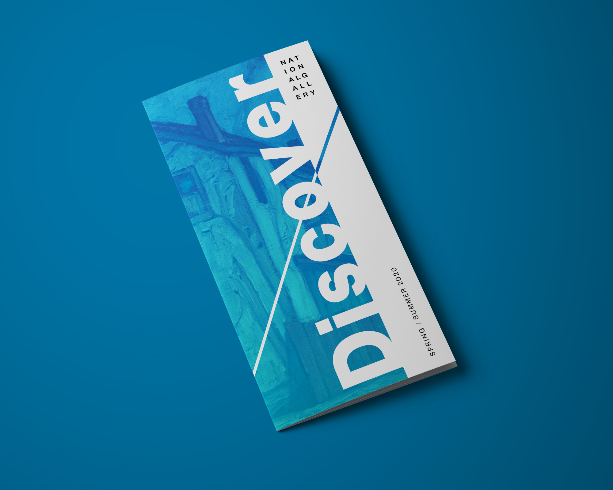 Museum brochure front cover design