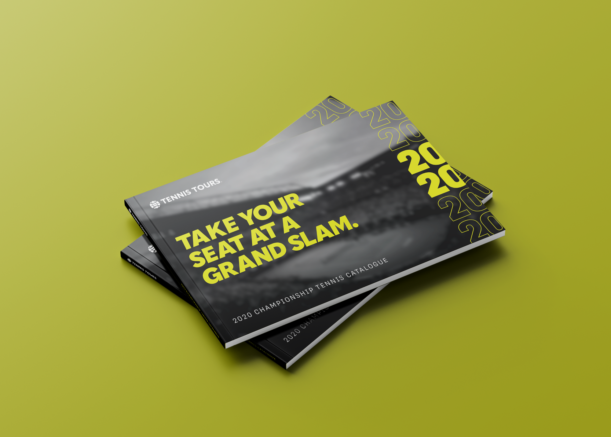 Tennis catalogue cover design